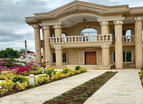 سنگ ساختمانی تراورتن ویلایی + فروش عمده